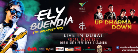 Ely Buendia & Up Dharma Down live in Dubai 2017 - Coming Soon in UAE   