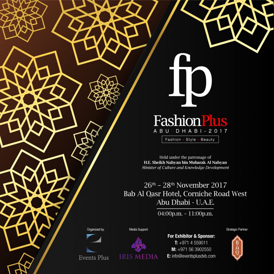 Fashion Plus Abu Dhabi 2017 - Coming Soon in UAE   