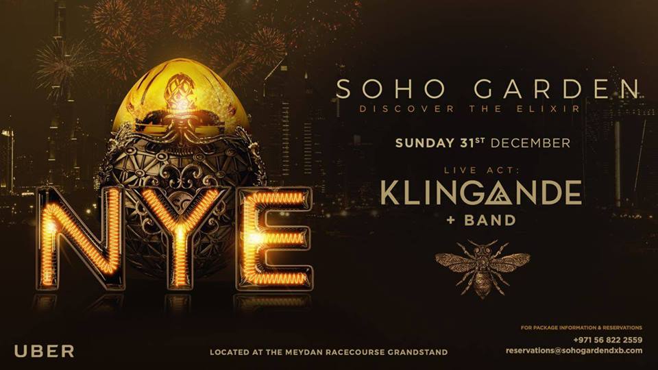 Soho Garden New Year’s Eve Party - Coming Soon in UAE   