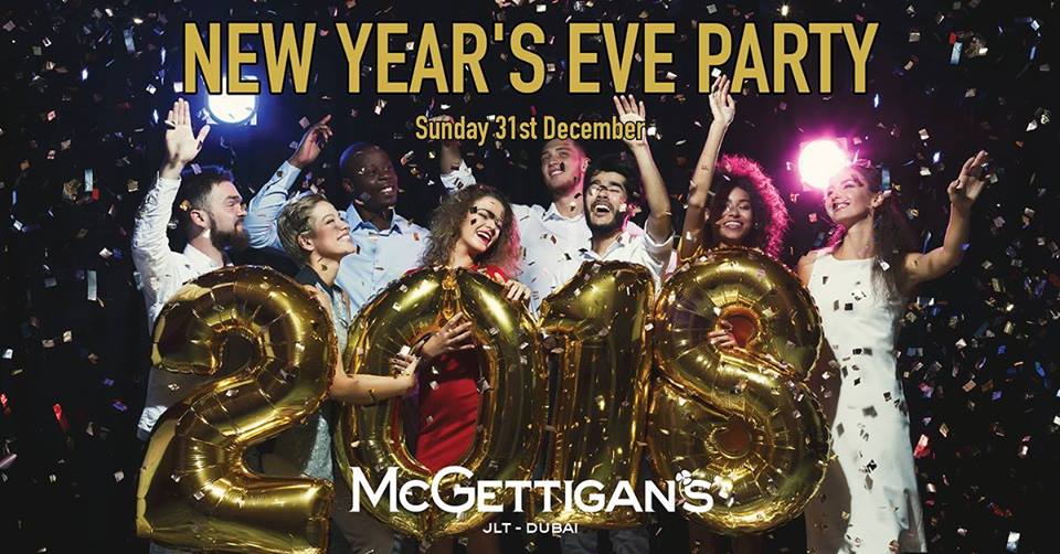 New Year’s Eve at McGettigan’s JLT - Coming Soon in UAE   