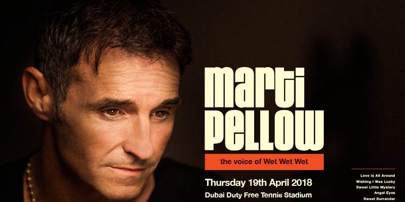 Marti Pellow Live in Dubai - Coming Soon in UAE   