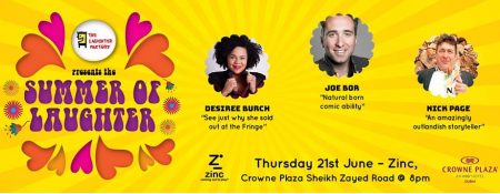 The Laughter Factory at Zinc - Coming Soon in UAE   