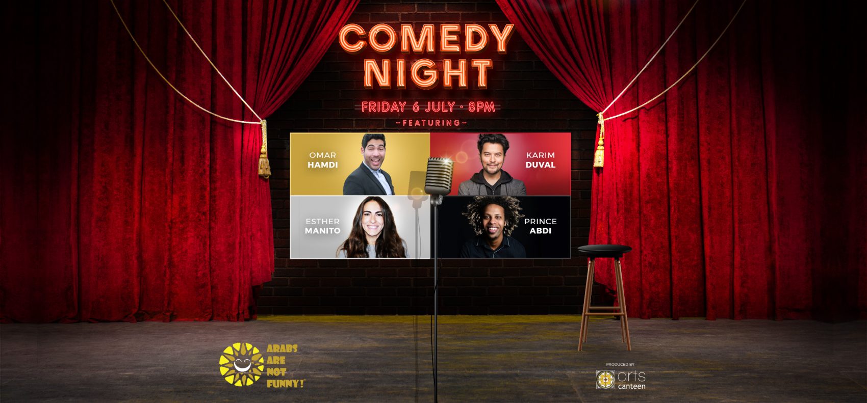 Comedy Night at Dubai Opera - Coming Soon in UAE   