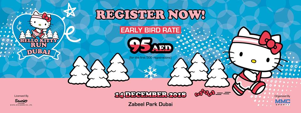 Hello Kitty Run Dubai 2018 - Coming Soon in UAE   