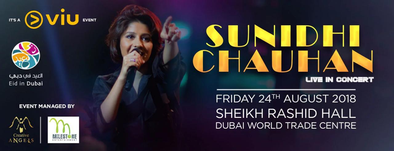 Sunidhi Chauhan Live in Dubai - Coming Soon in UAE   