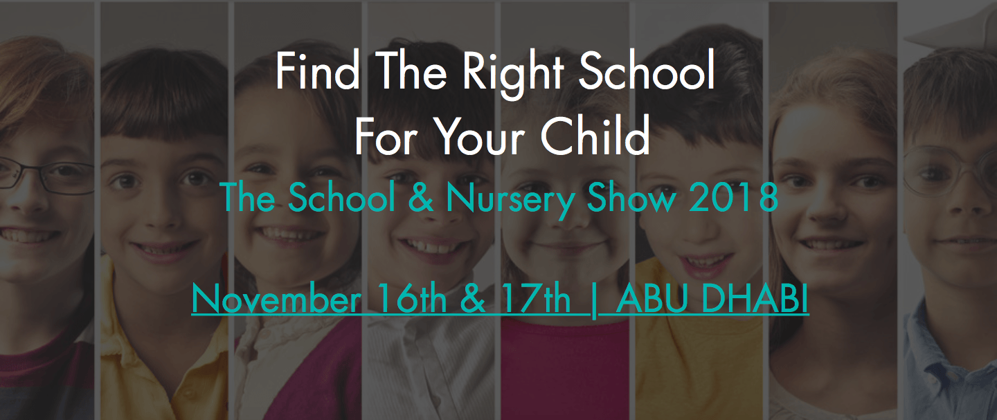 School and Nursery Show 2018 - Coming Soon in UAE   