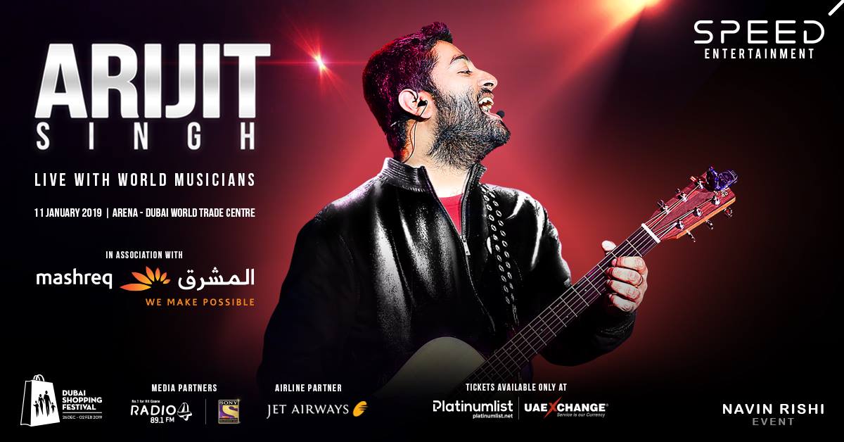 Arijit Singh – Live with World Musicians - Coming Soon in UAE   