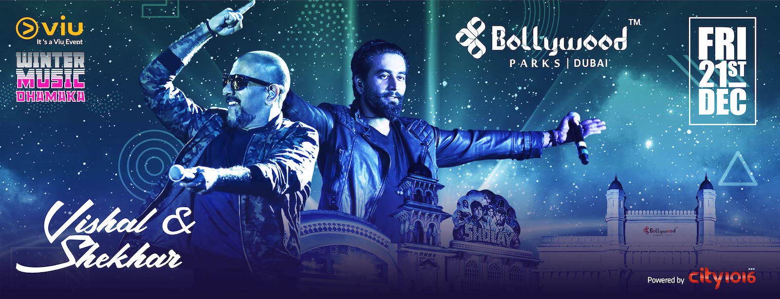 Vishal & Shekhar Live at Bollywood Parks Dubai - Coming Soon in UAE   