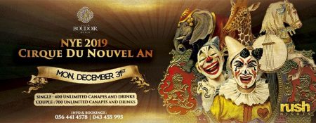 Cirque Du Nouvel An – NYE 2019 at the Club Boudoir - Coming Soon in UAE   