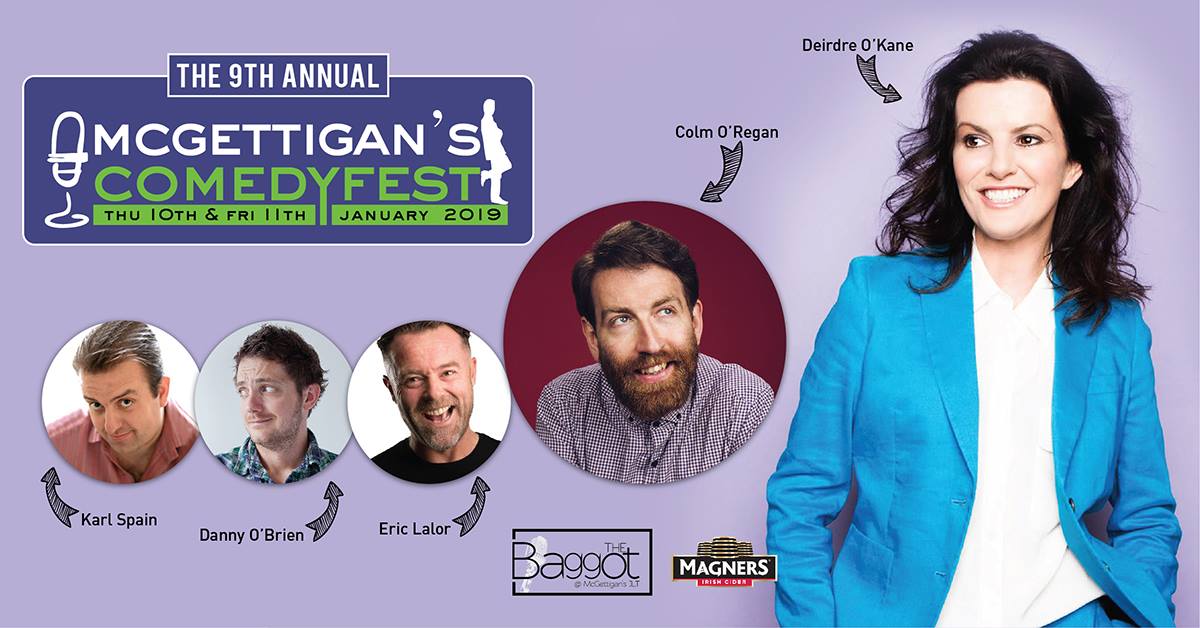 ComedyFest 2019 at McGettigan’s - Coming Soon in UAE   