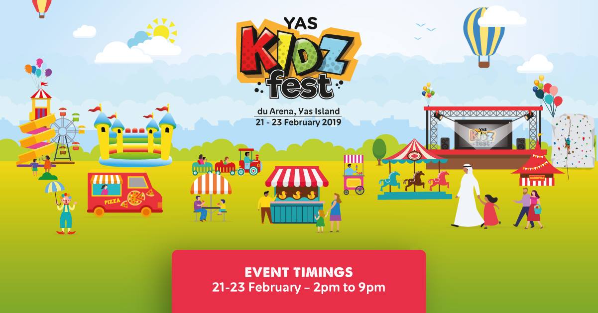 Yas Kidz Fest - Coming Soon in UAE   