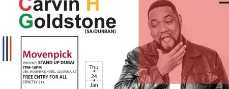 Stand Up Dubai: Carvin H Goldstone - Coming Soon in UAE   