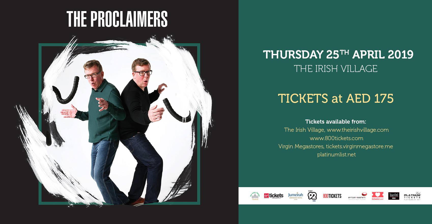 The Proclaimers Live at the Irish Village - Coming Soon in UAE   