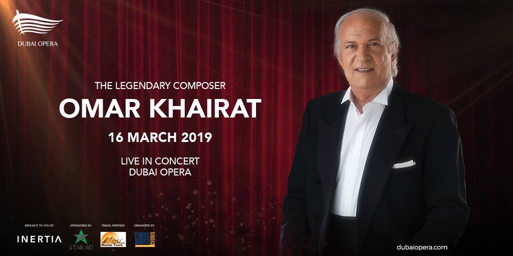 Omar Khairat at the Dubai Opera - Coming Soon in UAE   