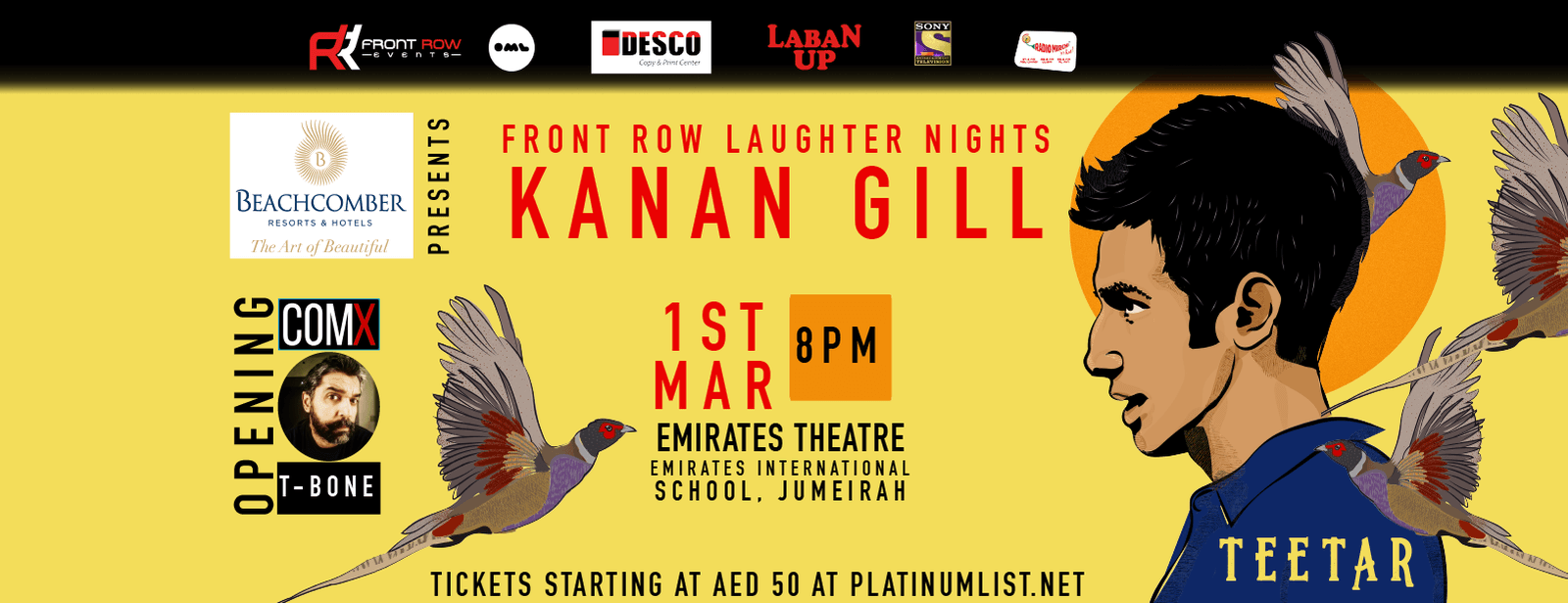 Front Row Laughter Nights with Kanan Gill - Coming Soon in UAE   