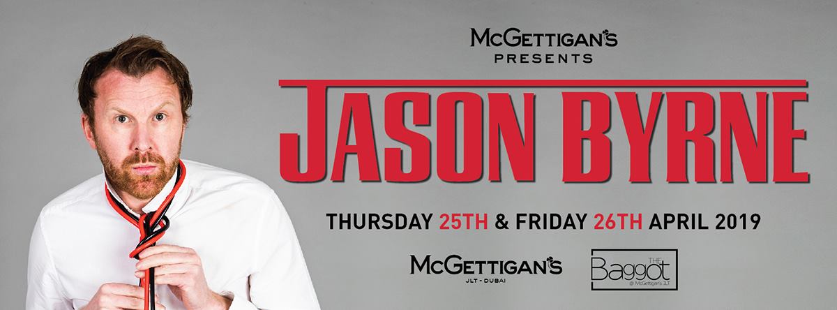 Jason Byrne at McGettigan’s - Coming Soon in UAE   