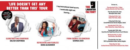 The Laughter Factory – Life doesn’t get any better than this - Coming Soon in UAE   