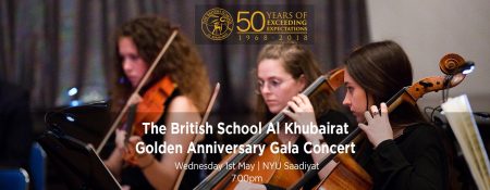 The British School Al Khubairat Golden Anniversary Gala Concert - Coming Soon in UAE   