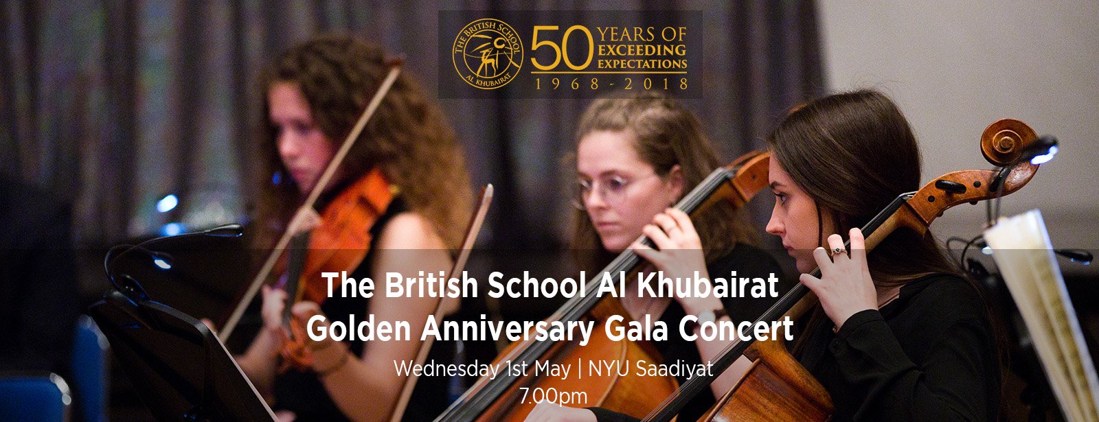 The British School Al Khubairat Golden Anniversary Gala Concert - Coming Soon in UAE   