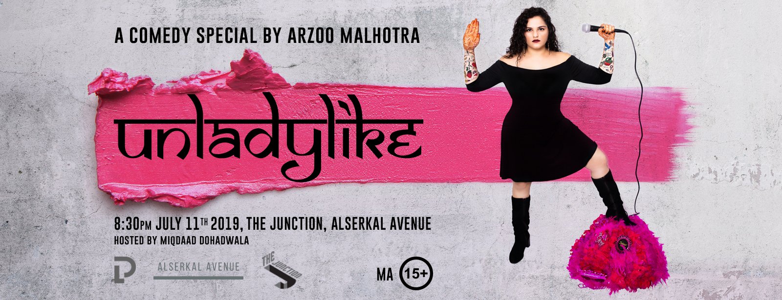 Unladylike – A Comedy Special by Arzoo Malhotra - Coming Soon in UAE   