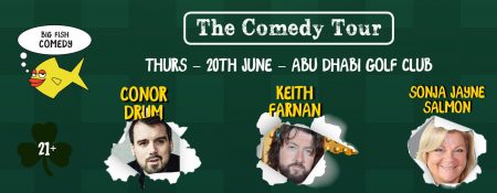 The Comedy Tour at the Abu Dhabi Golf Club - Coming Soon in UAE   