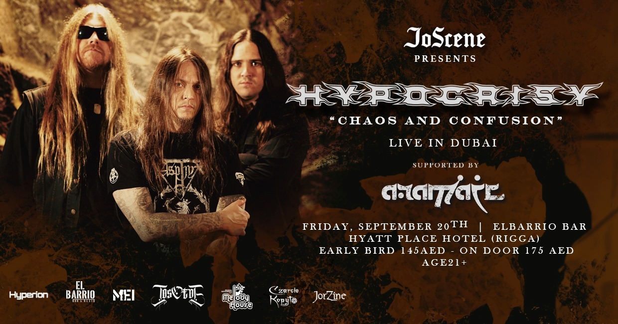 Hypocrisy Live Concert - Coming Soon in UAE   