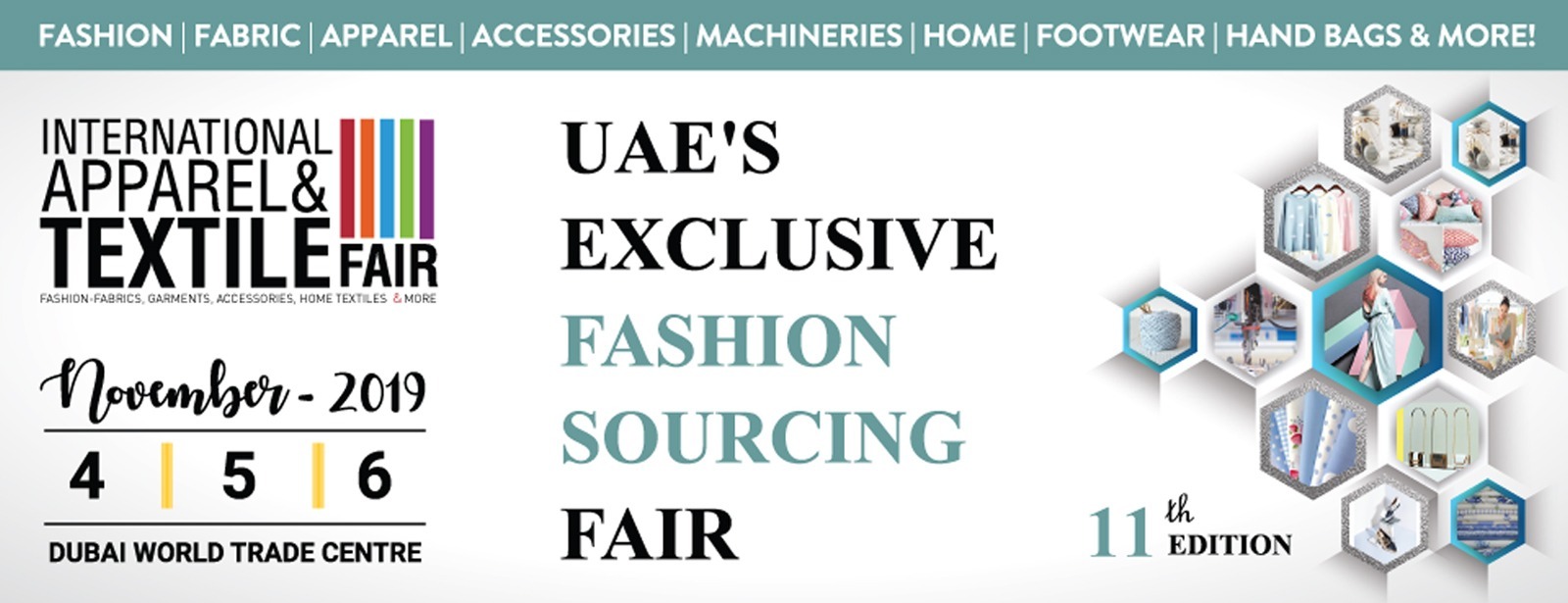 International Apparel & Textile Fair 2019 – 11th edition - Coming Soon in UAE   