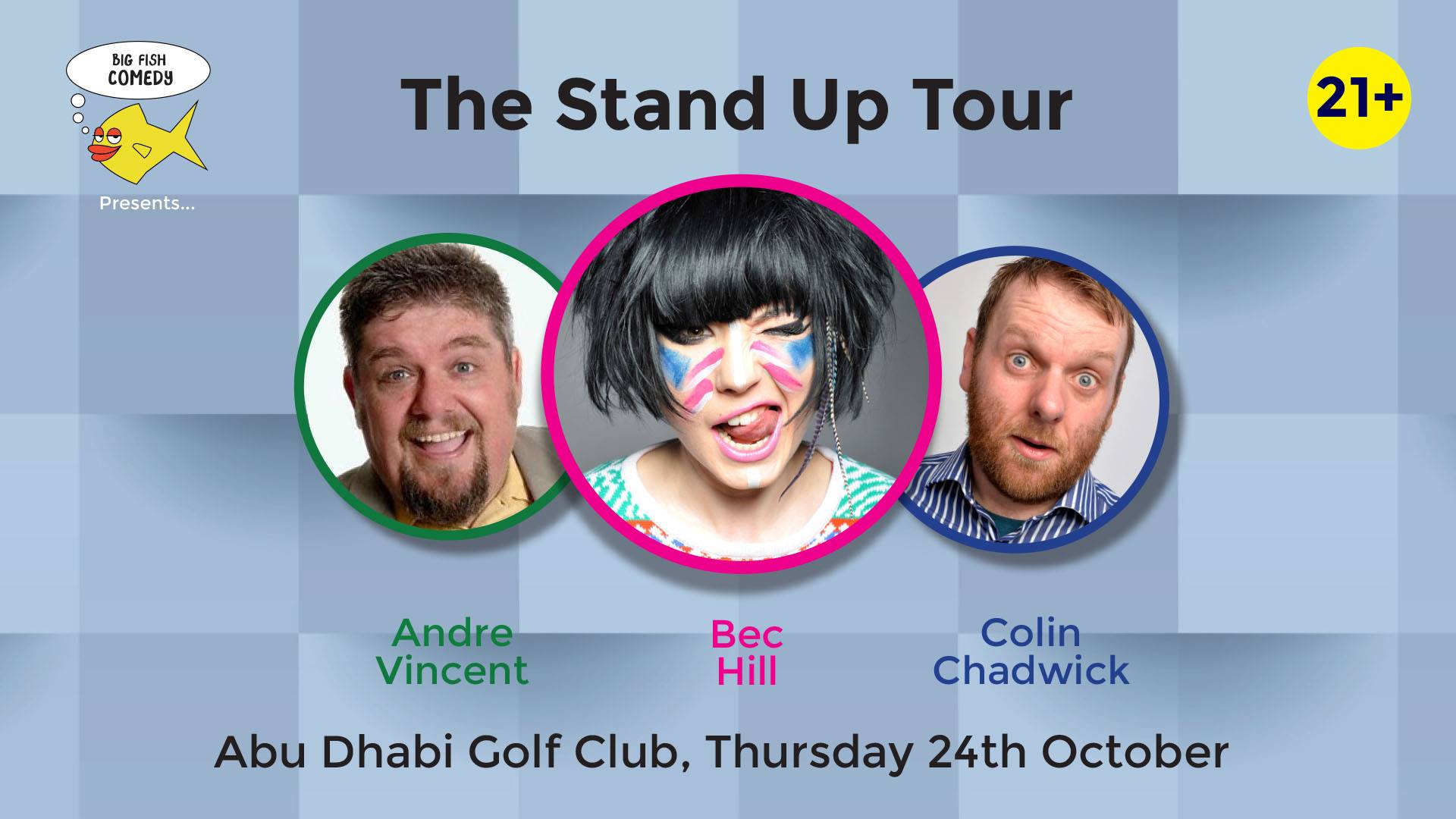 Big Fish Comedy — The Stand Up Tour - Coming Soon in UAE   