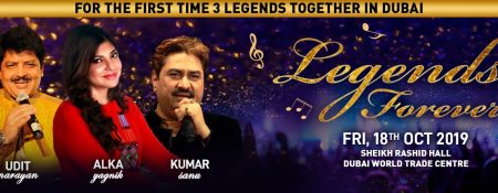 Legends Forever – Kumar Sanu, Alka Yagnik, Udit Narayan - Coming Soon in UAE   