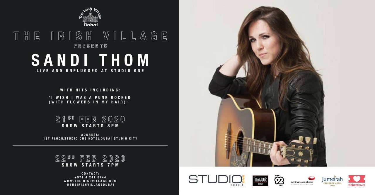 Sandi Thom at the Irish Village - Coming Soon in UAE   