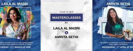 Free online painting classes with Laila Al Masri and Amrita Sethi - Coming Soon in UAE   