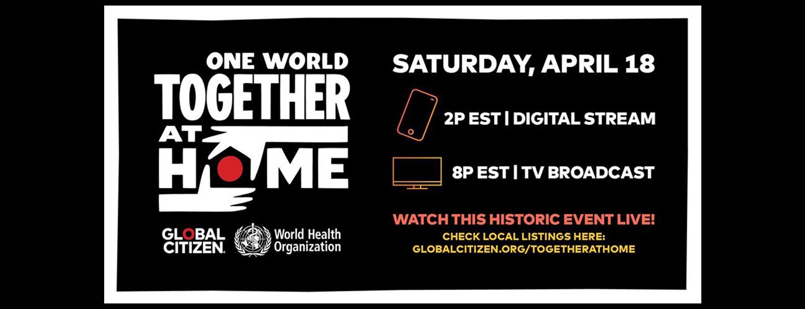 Global Broadcast: Together at Home - Coming Soon in UAE   