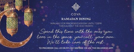 Iftar Menu Set from COYA - Coming Soon in UAE   