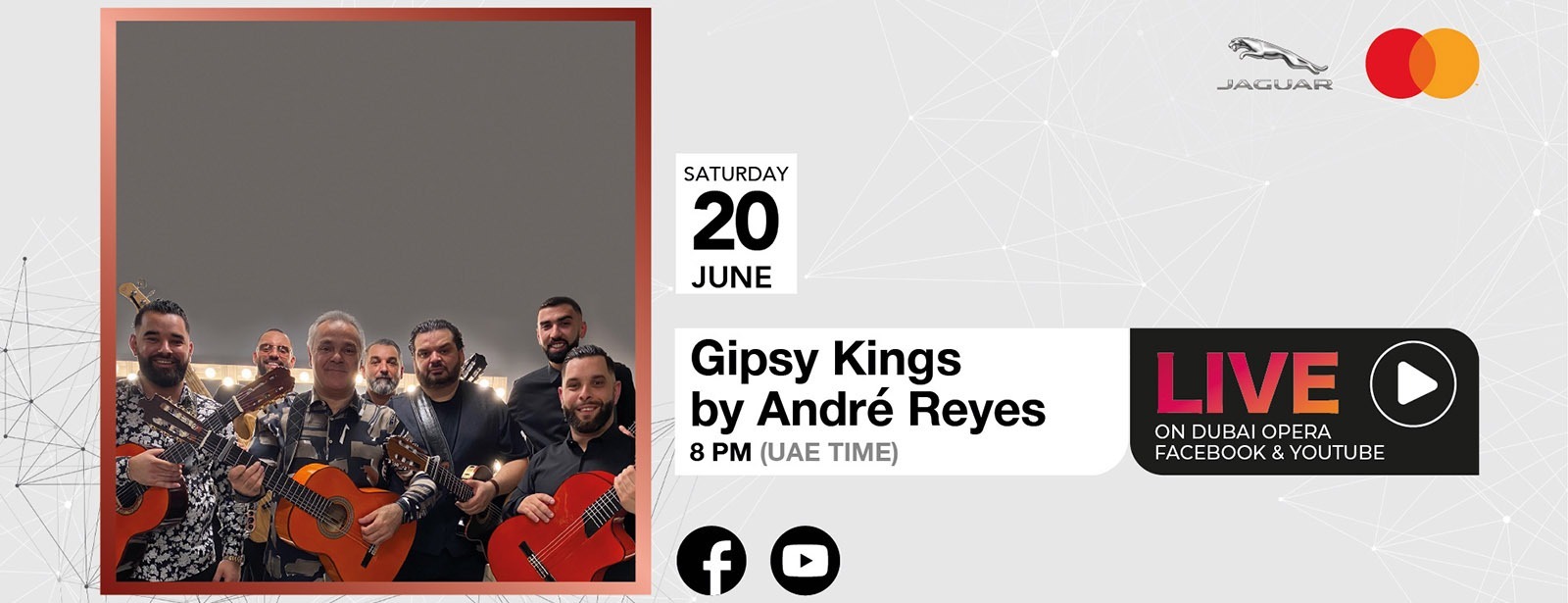 Gipsy Kings by Andre Reyes – Online Concert - Coming Soon in UAE   