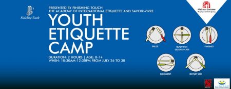 Youth Etiquette Camp: Table Manners - Coming Soon in UAE   