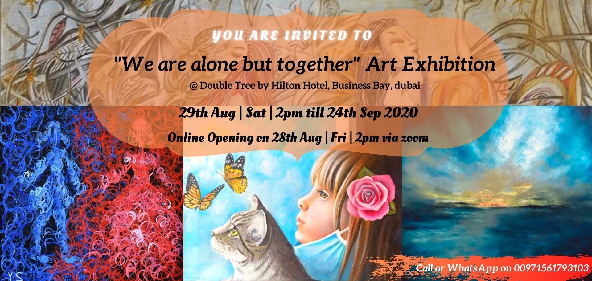 “We are alone but Together” Exhibition - Coming Soon in UAE   