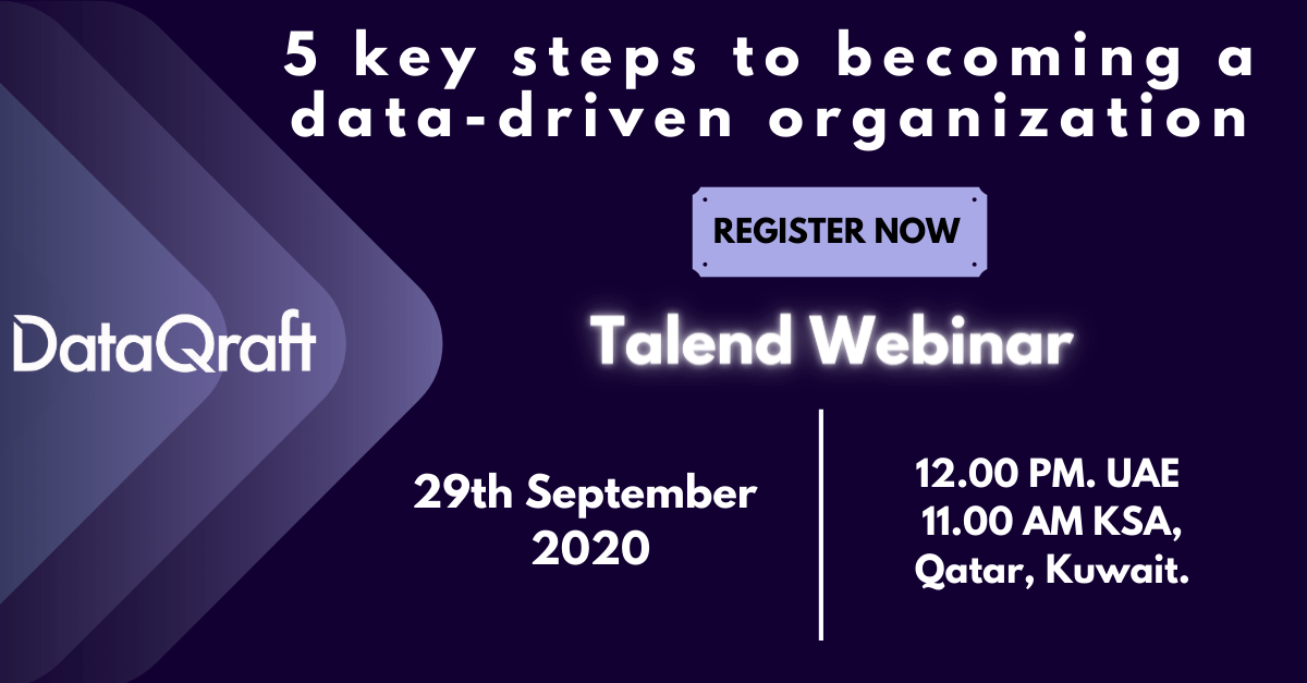 Webinar: 5 Key Steps to Become a Data-Driven Organization - Coming Soon in UAE   