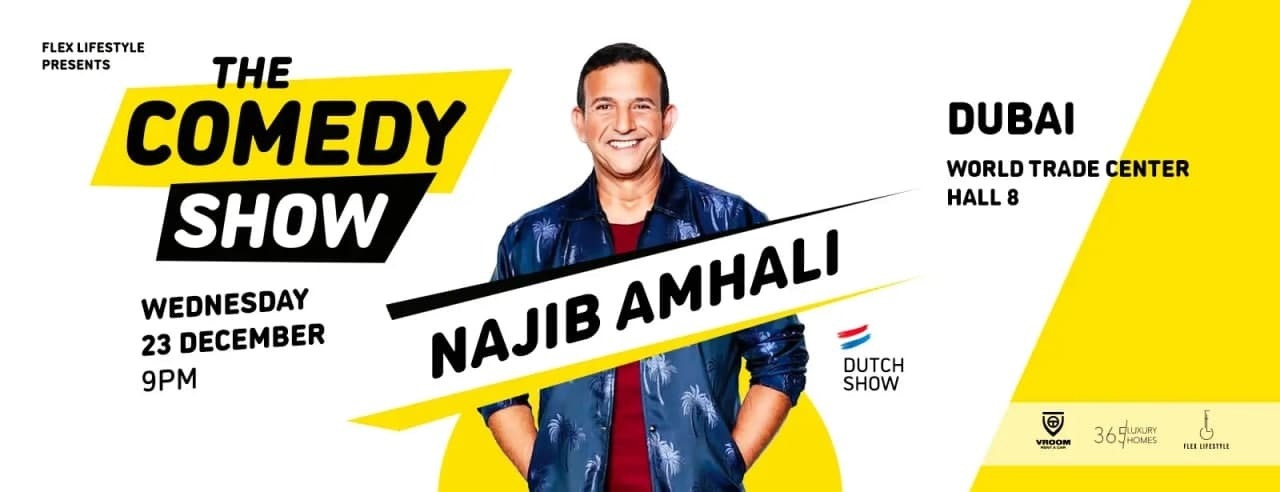 The Comedy Show: Najib Amhali - Coming Soon in UAE   