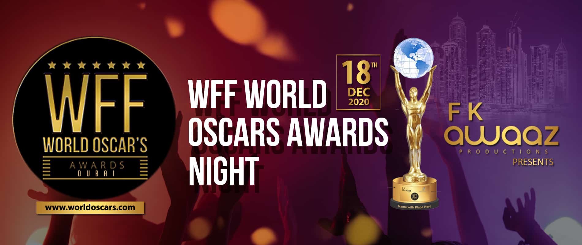 Awards night – The WFF World Oscars - Coming Soon in UAE   