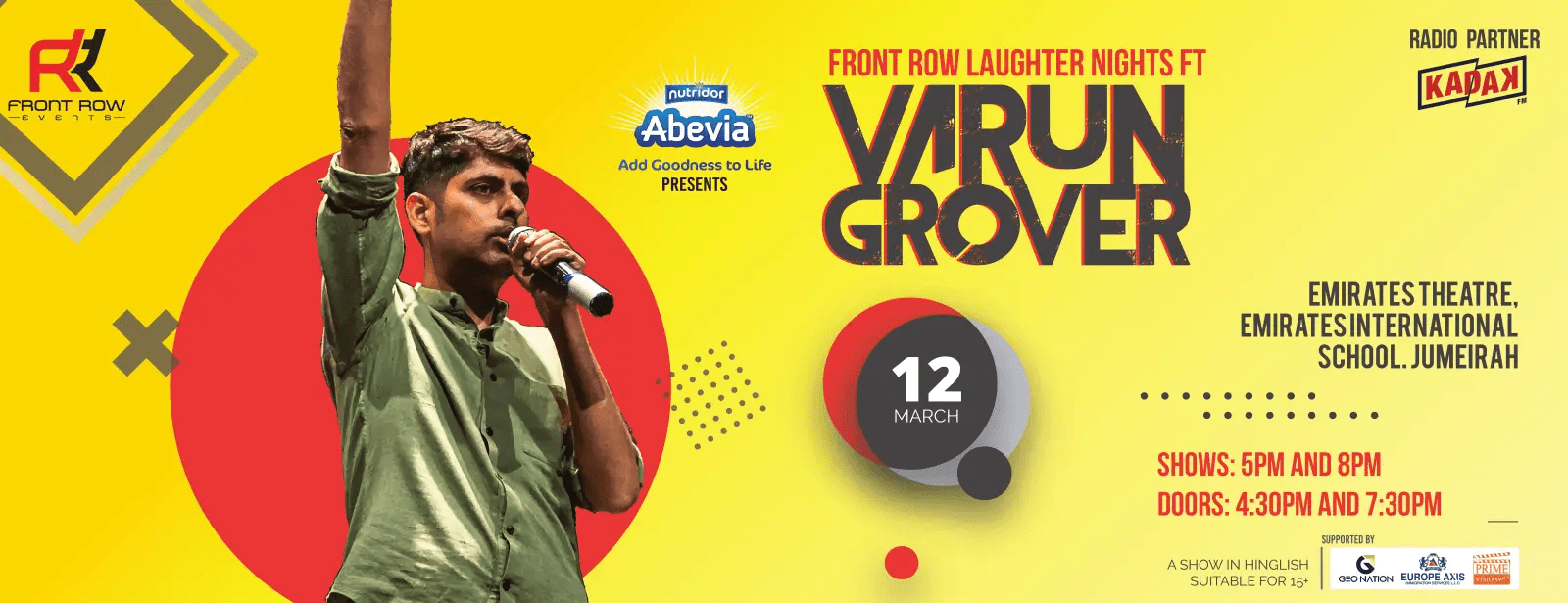 Laughter Nights ft Varun Grover - Coming Soon in UAE   