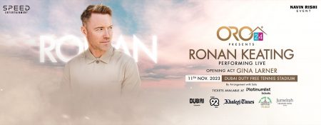 Speed Entertainment presents: Ronan Keating Live Concert in Dubai - Coming Soon in UAE   