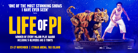 Life of Pi at Etihad Arena, Abu Dhabi - Coming Soon in UAE   