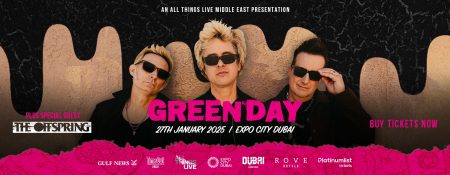 Green Day Live in Dubai Expo City - Coming Soon in UAE   