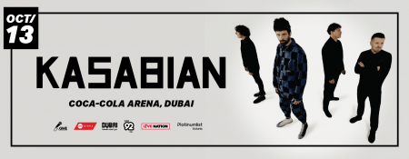 Kasabian Live at Coca-Cola Arena - Coming Soon in UAE   